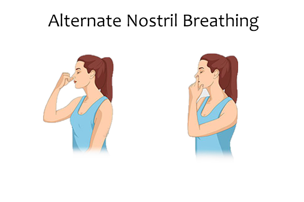 alternate nostril breathing for menopausal relief