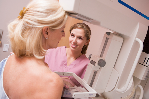 initial diagnosis of breast cancer