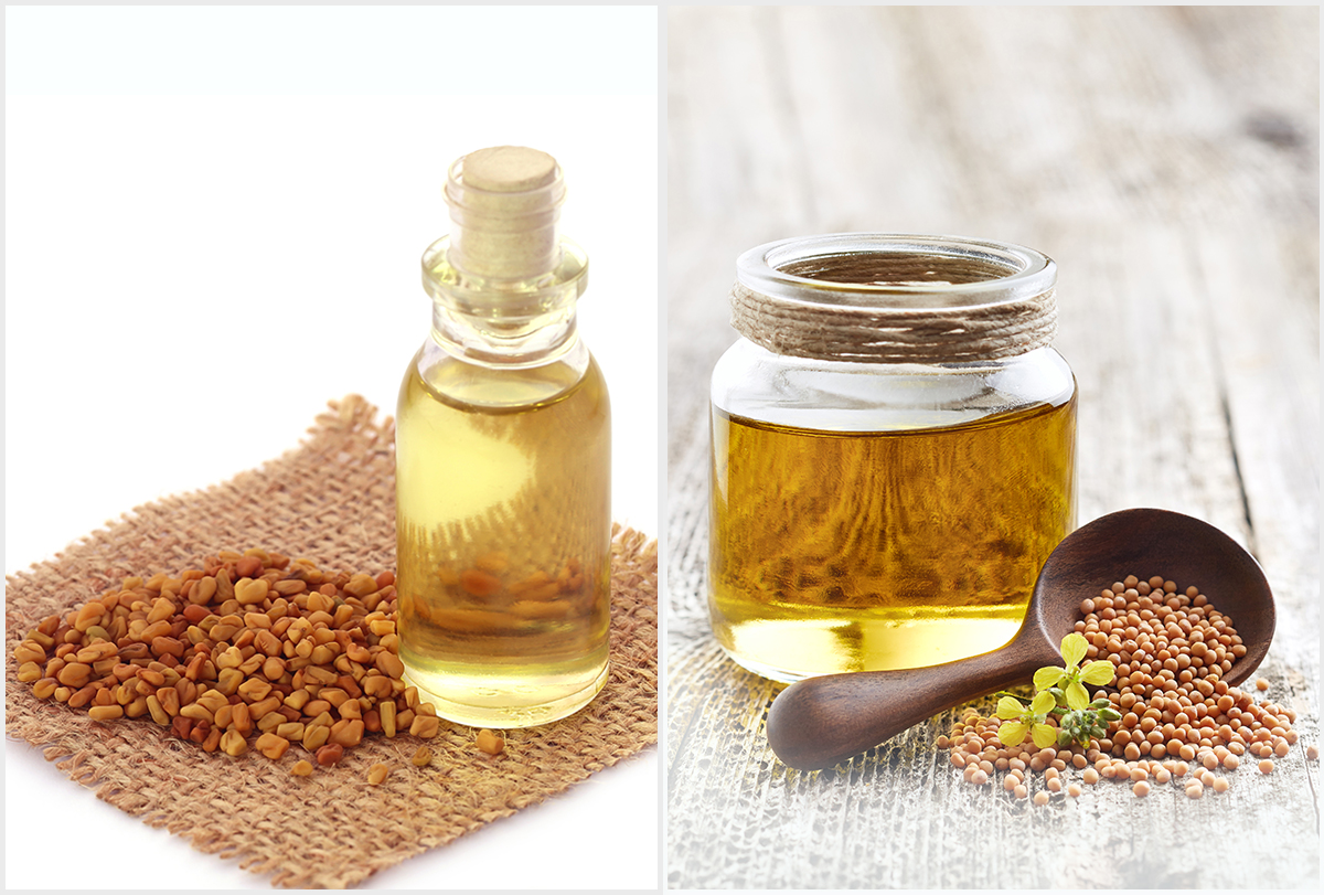 mustard oil and fenugreek seeds for hair growth