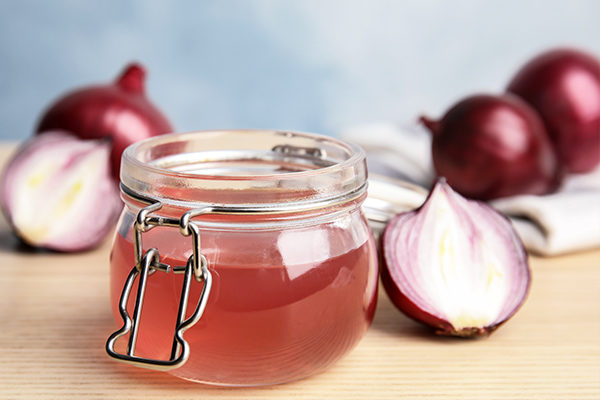 direct application of onion juice for hair loss
