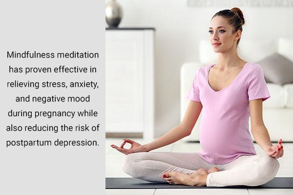 practice mindfulness meditation to relieve postpartum depression